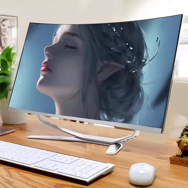Brand New Desktop Computer Cheap All in One Computers Office School 24 27 Inch All in One Desktop Pc