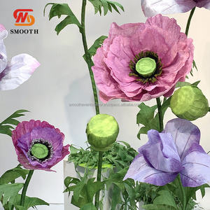 Accesorios de decoración de fiesta suaves flores gigantes grandes para cumpleaños bodas eventos centro comercial telón de fondo - Product Image 6