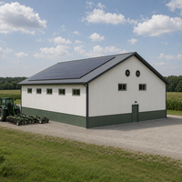 Atelier agricole préfabriqué en acier pour la réparation et l'entretien de tracteurs et de machines agricoles
