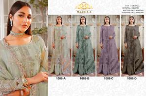 Série la plus vendue exclusivement tendance de costume pakistanais avec style fantaisie Salwar Kameez pour mariage et fête - Product Image 5