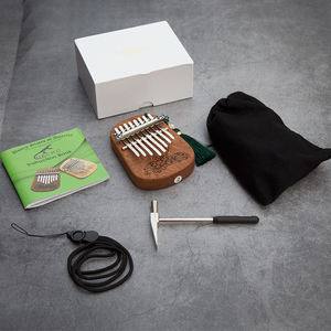 GECKO K-8CM <span class=keywords><strong>Kalimba</strong></span> instruments de musique <span class=keywords><strong>kalimba</strong></span> 8 touches acajou massif C tone mini <span class=keywords><strong>kalimba</strong></span> <span class=keywords><strong>petit</strong></span> piano à pouce pour le voyage - Product Image 4