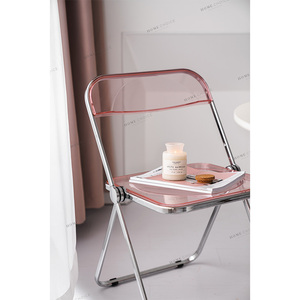 Fábrica al por mayor moderno restaurante clásico Metal, acrílico, <span class=keywords><strong>de</strong></span> comedor <span class=keywords><strong>de</strong></span> moda acento sillas - Product Image 4