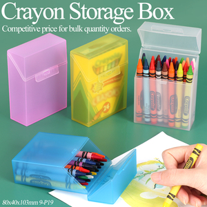 SUNSHING - Cajas de Plástico para Crayones al por Mayor con Tapa Abatible, Resistentes al Agua, Organizador de Arte y Manualidades para Marcadores, Bolígrafos y Pinceles de Acuarela - Product Image 1