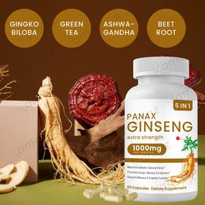 Toptan ODM/OEM kırmızı Panax Ginseng kapsüller bitkisel takviyesi çok ot karışımı (ashashandha Maca) - Product Image 2