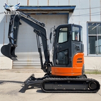Excavator Mini 2.8 Ton Efisiensi Tinggi Mesin CE EPA Produsen Mesin Penggali Kecil Multifungsi