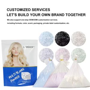 ผงฟอกสีผมบลอนด์ ปราศจากฝุ่น ระดับ 9 น้ำหนัก 500 กรัม ผงฟอกสีผมจำนวนมาก สำหรับผมดำ - Product Image 5