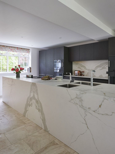 Wishelink tùy chỉnh rắn bề mặt tấm Trắng Nhân Tạo đá slab Countertop cho nhà bếp có sẵn trong các kích cỡ khác nhau màu sắc - Product Image 4