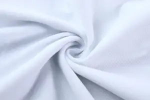Tecido de malha piquê mercerizado para camisas polo, algodão penteado 32s/1 de alta qualidade, estoque com 13 cores