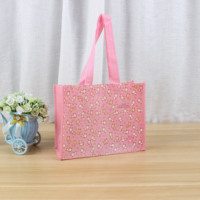 Sac écologique non tissé moyen et mignon, avec logo personnalisé, imprimés animaux colorés, fermeture éclair, réutilisable, pour usage promotionnel, en matériau recyclable