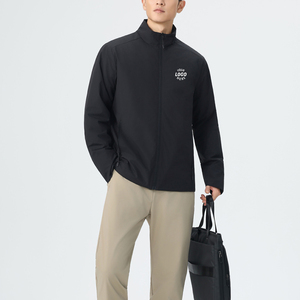 Nero personalizzato impermeabile antivento pieno cerniera colletto esterno sportivo palestra Softshell giacca uomo <span class=keywords><strong>abbigliamento</strong></span> uomo produttore di <span class=keywords><strong>abbigliamento</strong></span> - Product Image 1