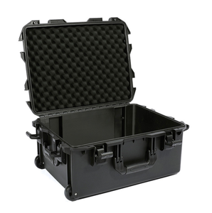 DFB0706 Équipements et appareils personnalisés, valise à roulettes en plastique PP robuste de 74 L, noire, 126 L, ODM, OEM - Product Image 3