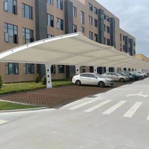 Customized Architectural Membrane Padel Tennis Sports Court Cover Tensile Structure PVDF Fire Resistant Eco Friendly for Indoor - Product Image 1