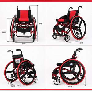 Silla <span class=keywords><strong>de</strong></span> <span class=keywords><strong>Ruedas</strong></span> Deportiva <span class=keywords><strong>de</strong></span> Estilo Casual, <span class=keywords><strong>de</strong></span> Aleación <span class=keywords><strong>de</strong></span> Aluminio, con Absorción <span class=keywords><strong>de</strong></span> Impactos, Tipo Deportivo - Product Image 6