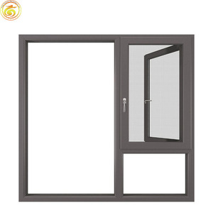 Fenêtres à battant modernes en aluminium à double <span class=keywords><strong>vitrage</strong></span> avec <span class=keywords><strong>isolation</strong></span> <span class=keywords><strong>phonique</strong></span> et étanchéité en alliage d'aluminium - Product Image 6