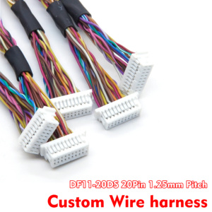وصلة أسلاك مخصصة DF11-20DS بـ 20 دبوس وخطوة 1.25 مم لوحدة الأتمتة - Product Image 1