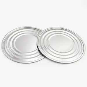 Easy Open End 307 EOE Tapa 83mm tapas de metal de hojalata para alimentos