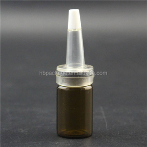 Tapa de plástico transparente de 20 mm con punta de boquilla para viales farmacéuticos de vidrio - Product Image 2