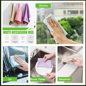 Panni in microfibra per la pulizia delle squame di pesce, panni da cucina in microfibra senza pelucchi e senza aloni, 30x40 cm, panni in microfibra ad asciugatura rapida per piatti e vetri - Product Image 4