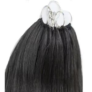 Extensiones de Cabello de Pluma, 100% Cabello Humano Remy, Liso y Sedoso, Color Natural, 200 Piezas/Lote para Mujeres - Product Image 6