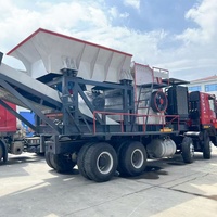 Haute qualité tracteur exploitation camion monté remorque Mobile Rock pierre concasseur à mâchoires usine de concassage minerai concasseur à mâchoires