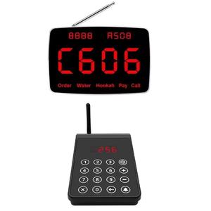 Không dây <span class=keywords><strong>Touchable</strong></span> Bàn phím transmitter cho nhà hàng cho hệ thống gọi điện thoại nhắn tin - Product Image 1