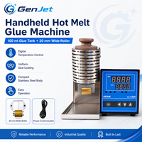 Máquina de Pegamento Termofusible Portátil de 100ml/150ml, Aplicador Manual para Sellado de Bordes de Cuero, Control Digital de Temperatura, Industrial