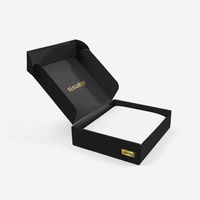 Coffret de Chocolats Personnalisable en Carton Rigide Noir de Luxe pour Enfants, Fournisseurs Vérifiés, Matériaux Recyclés, Réutilisable