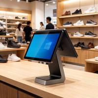 Terminal Punto de Venta Todo en Uno Android de 15.6 Pulgadas, Sistema POS de Escritorio con Pantalla Táctil, Modelo DC-1502H, 1 Año de Garantía de DiligenCe