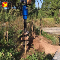 Machine à creuser des trous pour tracteur hydraulique, perceuse de sol pour poteaux, perceuse de sol pour tracteur ou tarière pour la plantation