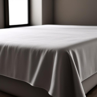 Vente en gros de draps housse OEKO-TEX microfibre 90gsm standard ensembles de draps de lit solides 4 pièces avec taie d'oreiller