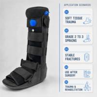 Meilleures ventes CE ISO13485 Botte de marche pneumatique premium de haute qualité pour la rééducation des fractures Fournisseur et grossiste hospitalier