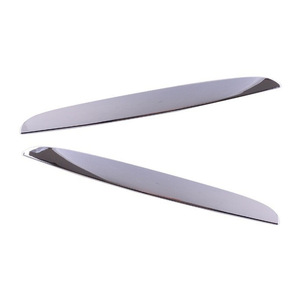 Bmw Front <b>Hood</b> Trim Covers 51137117241 51137117242 Chrome Clip On Replacement <b>Engine</b> <b>Hoods</b> - Product Image 1