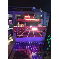Écran publicitaire en maille colorée, écran LED transparent, écrans muraux LED transparents pour intérieur et extérieur
