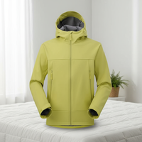 Chaquetas de Invierno Ecológicas Personalizadas para Hombre, con Cierre Frontal, Resistentes al Viento e Impermeables, con Capucha, para Exteriores y Uso Diario