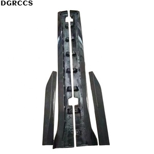 สเกิร์ตข้างคาร์บอนไฟเบอร์แท้สำหรับรถ GT500 รุ่นดับเบิ้ลดอร์คูเป้ พร้อมสเกิร์ตข้างและปีกข้าง - Product Image 4