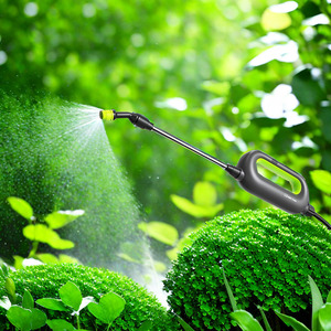 Vườn 3m cầm tay Pin hoạt động tự động điện Súng phun nước với <span class=keywords><strong>3</strong></span> vòi phun - Product Image 4