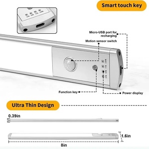Luz LED Moderna para Gabinete, 1/2 Piezas, Recargable, Inalámbrica, con Sensor de Movimiento, para Vinoteca, Armario, Zapatero, Sala de Estar - Product Image 2