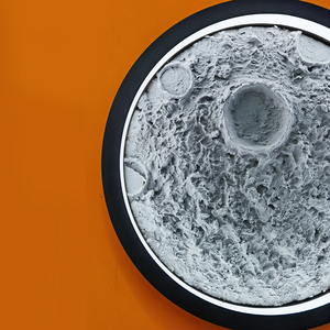 Modern Large <strong>3D</strong> Background <strong>Wall</strong> or Ceiling Decorative Fiber Glass Levitating LED Moon <strong>Light</strong> Lamp for Office Restaurant Hallway - Product Image 6