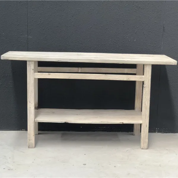 木製コンソールテーブル中国アンティーク素朴再生