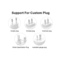 Mini DC UPS 5V2A UK/USA/Eropa Khusus untuk Kamera CCTV Catu Daya AC Tanpa Interupsi Baterai Lithium 1800mAh QIXIN QX-2352A