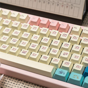 GG Uni-corn Music Sound Cherry Profile Keycaps 144 Keys PBT Sublimación para Mx Switch <span class=keywords><strong>Teclado</strong></span> mecánico magnético Wooting - Product Image 3