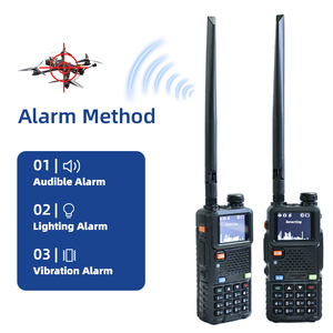 Détecteur portable à bande complète 300 MHz-6 GHz, rayon de 1,5 km, anti-détection FPV, système d'alarme d'identification précis - Product Image 1