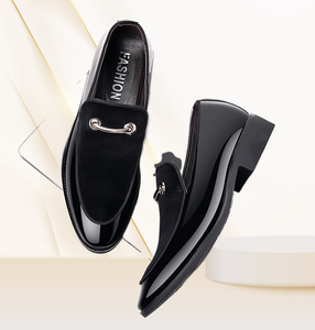 Zapatos de <span class=keywords><strong>charol</strong></span> de gamuza grande tendencia Slip-on <span class=keywords><strong>zapato</strong></span> de boda zapatos de <span class=keywords><strong>hombre</strong></span> - Product Image 6