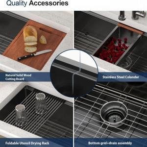 <span class=keywords><strong>อ่าง</strong></span><span class=keywords><strong>ล้าง</strong></span><span class=keywords><strong>จาน</strong></span>แบบติดตั้งใต้เคาน์เตอร์ขนาด 12 <span class=keywords><strong>นิ้ว</strong></span> วัสดุสแตนเลสเกรด 16 เกจ T304 ขนาด 12 x 15 <span class=keywords><strong>นิ้ว</strong></span> สำหรับบาร์ครัว <span class=keywords><strong>อ่าง</strong></span><span class=keywords><strong>ล้าง</strong></span><span class=keywords><strong>จาน</strong></span>เดี่ยวขนาดเล็ก - Product Image 5