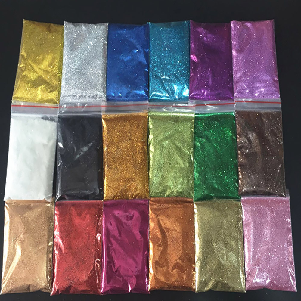 Winga New Bulk Wholesale Christmas Decorations Glitter Powder Mix Short Body Glitter Shaker Craft Supplies