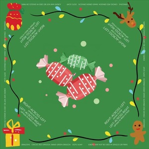 Tapis de jeu de Mahjong américain pré-imprimé avec motif de toile d'araignée à carreaux fantôme d'Halloween effrayant - Product Image 2