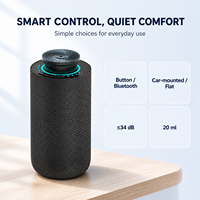 Diffuseur d'arômes pour bureau et voiture 20 ml, machine à parfum Bluetooth, contrôle de la concentration de la brume fine pour petites pièces, lumière ambiante