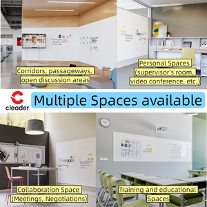 Magnetische Tafel Keramik-Stahl Whiteboard für Klassenzimmer Magnetische Trocken Abwischbare Schreibtafel für Büro und Besprechungen - Product Image 4