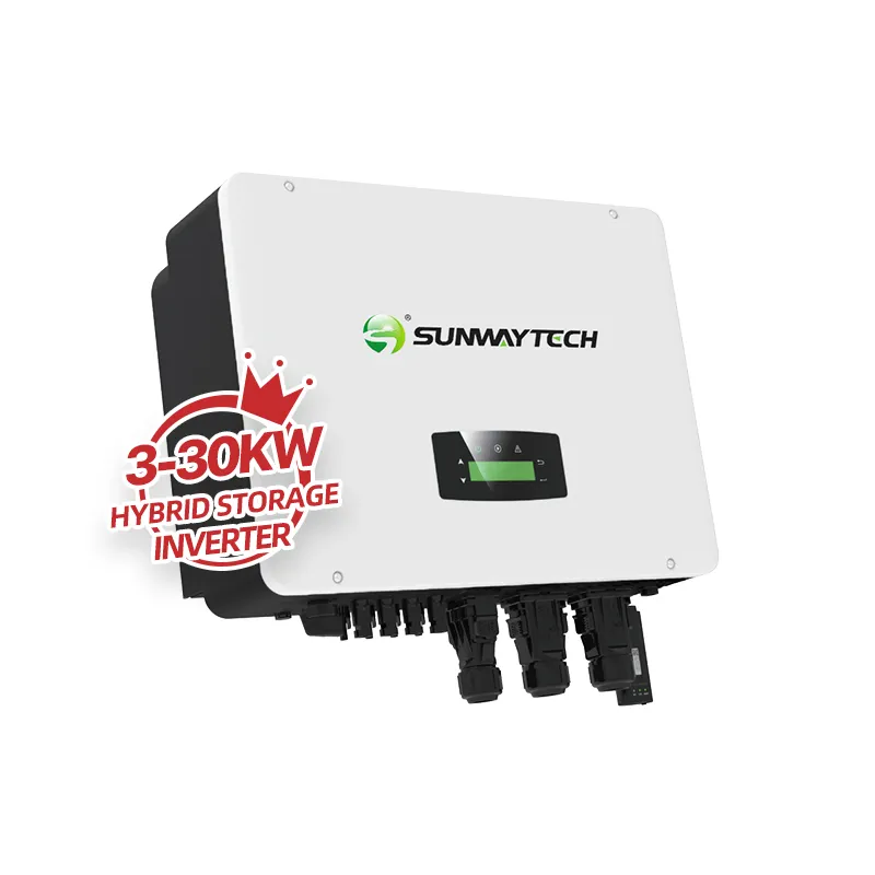 Sunway 20kW AC 400V V 48V lai năng lượng mặt trời Power Inverter IP65 15KW biến tần lai 30Kw