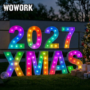 WOWORK Lampadina LED 3D Gigante Personalizzata 2ft 4ft 5ft con Scritta 'Will You Marry Me' per Compleanni e Matrimoni - Product Image 5